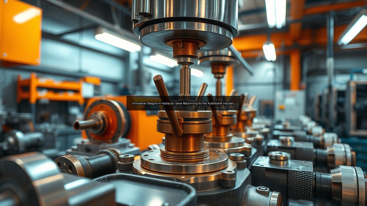 material selection hydraulic valve spool machining structure